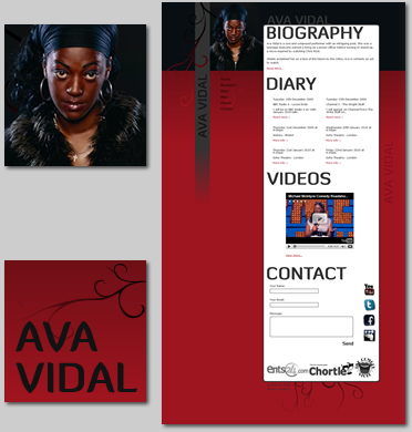 Ava Vidal - Designed and developed by Hardbyte
