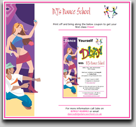 BEFORE DJ's Dance Academy new website